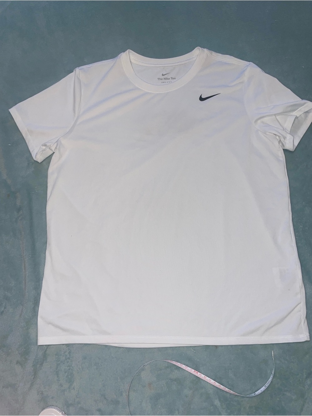 Nike women’s White Dri-FIT Crew Neck T-Shirt
